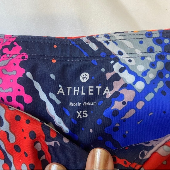 Athleta Colorful Geometric Print Leggings - Picture 5 of 11